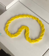 Load image into Gallery viewer, COASTER large pretzel yellow