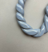 Load image into Gallery viewer, COASTER ‘pretzel’ medium blue/grey