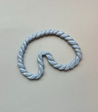 Load image into Gallery viewer, COASTER ‘pretzel’ medium blue/grey