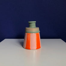 Load image into Gallery viewer, TUUT striped orange & pink + jade