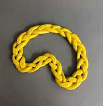 Load image into Gallery viewer, COASTER yellow braided
