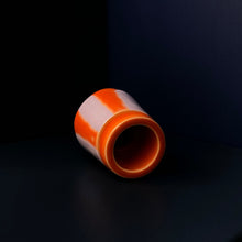 Load image into Gallery viewer, TUUT striped orange &amp; pink + jade
