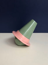 Load image into Gallery viewer, TABLE TUMBLER small green/pink
